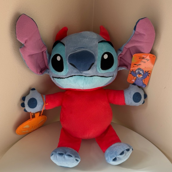 Disney Stitch Halloween Devil Plush - Picture 4 of 4